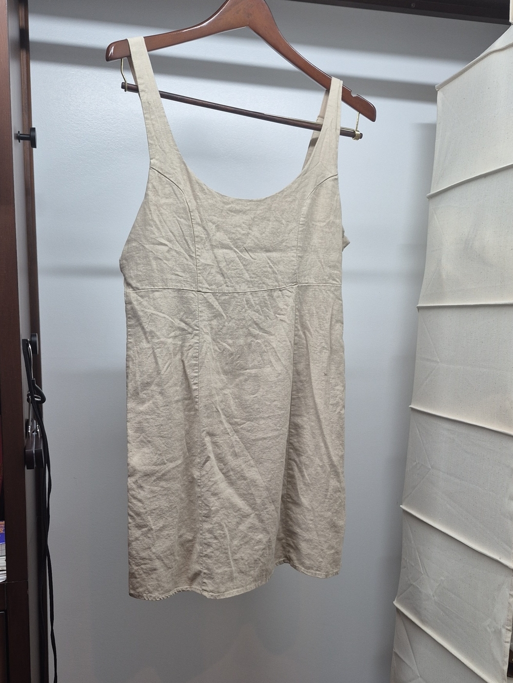Cotton On Neutral Cream Tank Mini Dress